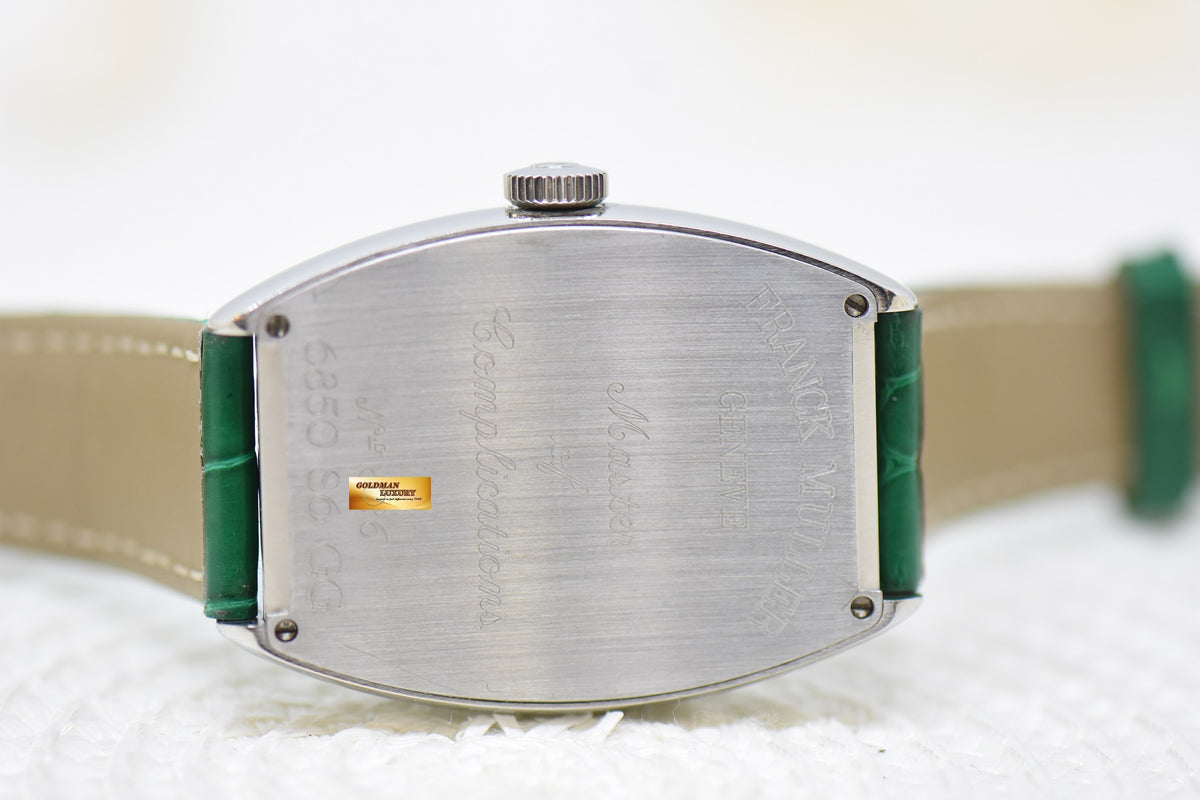[SOLD] FRANCK MULLER CINTREE CURVEX STEEL BIG DATE SUB-SEC DIAL AUTOMATIC 6850 S6 GG (MINT)