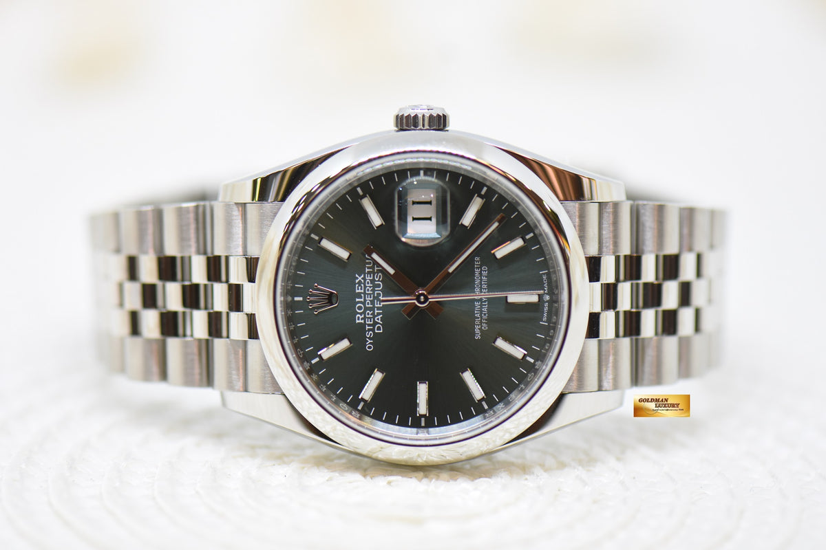 [SOLD] ROLEX OYSTER DATEJUST 36mm STEEL IN JUBILEE BRACELET MINT GREEN DIAL 126200 (NEW-UNWORN)