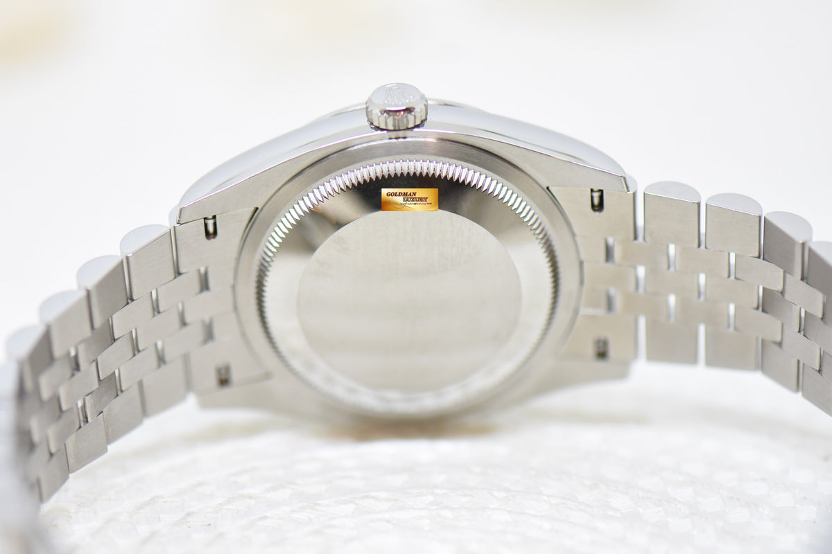 [SOLD] ROLEX OYSTER DATEJUST 36mm STEEL IN JUBILEE BRACELET MINT GREEN DIAL 126200 (NEW-UNWORN)