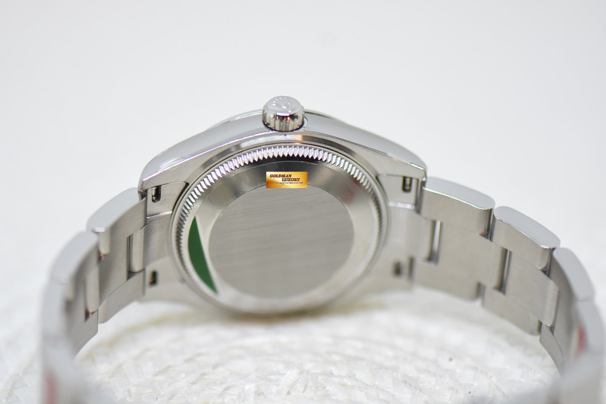 [SOLD] ROLEX OYSTER PERPETUAL 31mm STEEL IN OYSTER BRACELET SUNBURST PINK DIAL 277200 (NEW-UNWORN)
