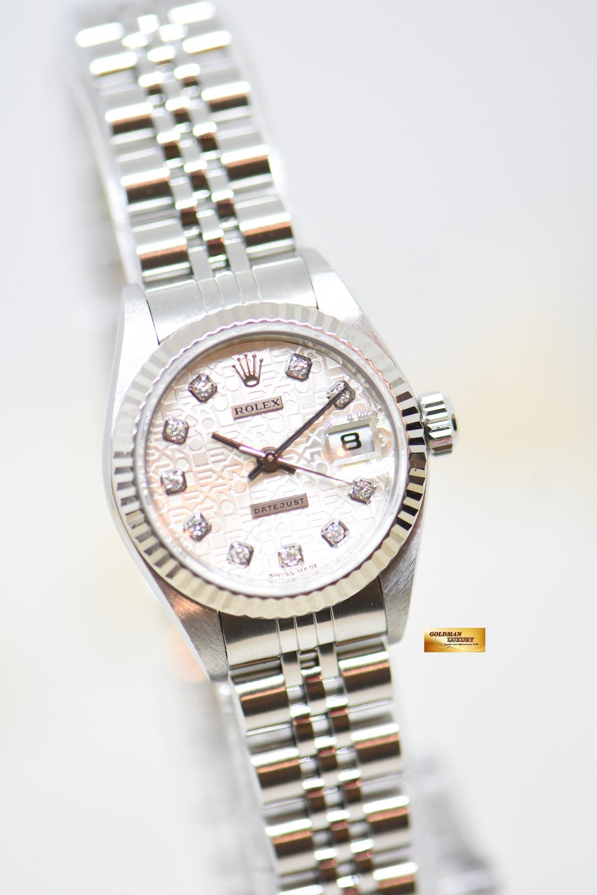 [SOLD] ROLEX OYSTER DATEJUST 26mm COMPUTER DIAMOND DIAL STEEL IN JUBILEE BRACELET 79174 (MINT)