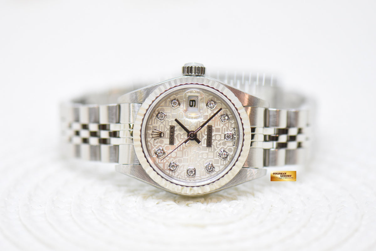 [SOLD] ROLEX OYSTER DATEJUST 26mm COMPUTER DIAMOND DIAL STEEL IN JUBILEE BRACELET 79174 (MINT)