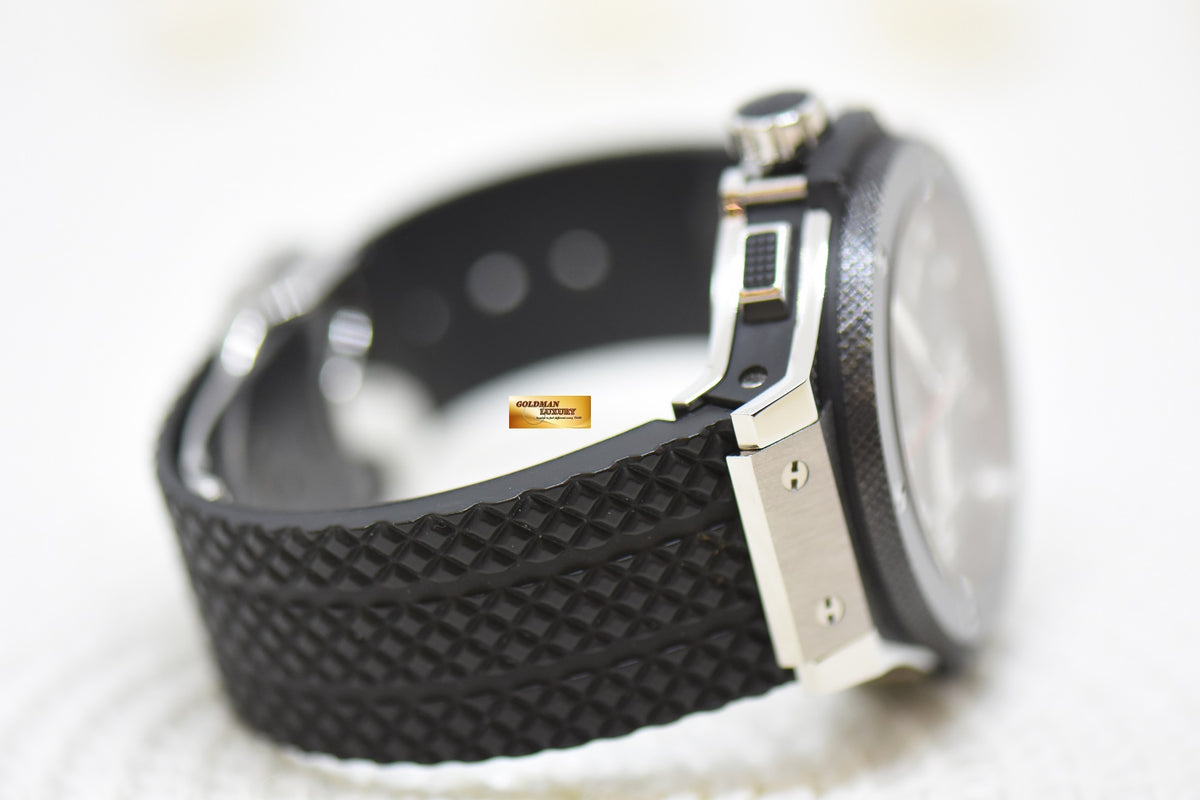 [SOLD] HUBLOT BIG BANG CHRONOGRAPH 41mm STEEL IN RUBBER STRAP CERAMIC BEZEL AUTOMATIC 342.SB.131.RX (MINT)