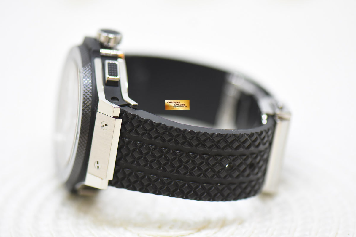 [SOLD] HUBLOT BIG BANG CHRONOGRAPH 41mm STEEL IN RUBBER STRAP CERAMIC BEZEL AUTOMATIC 342.SB.131.RX (MINT)