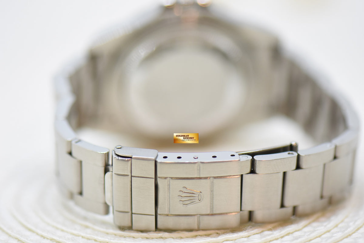 [SOLD] ROLEX OYSTER EXPLORER II 40mm STEEL BLACK DIAL CAL. 3186 16570 (REHAUT ENGRAVINGS) (LNIB)