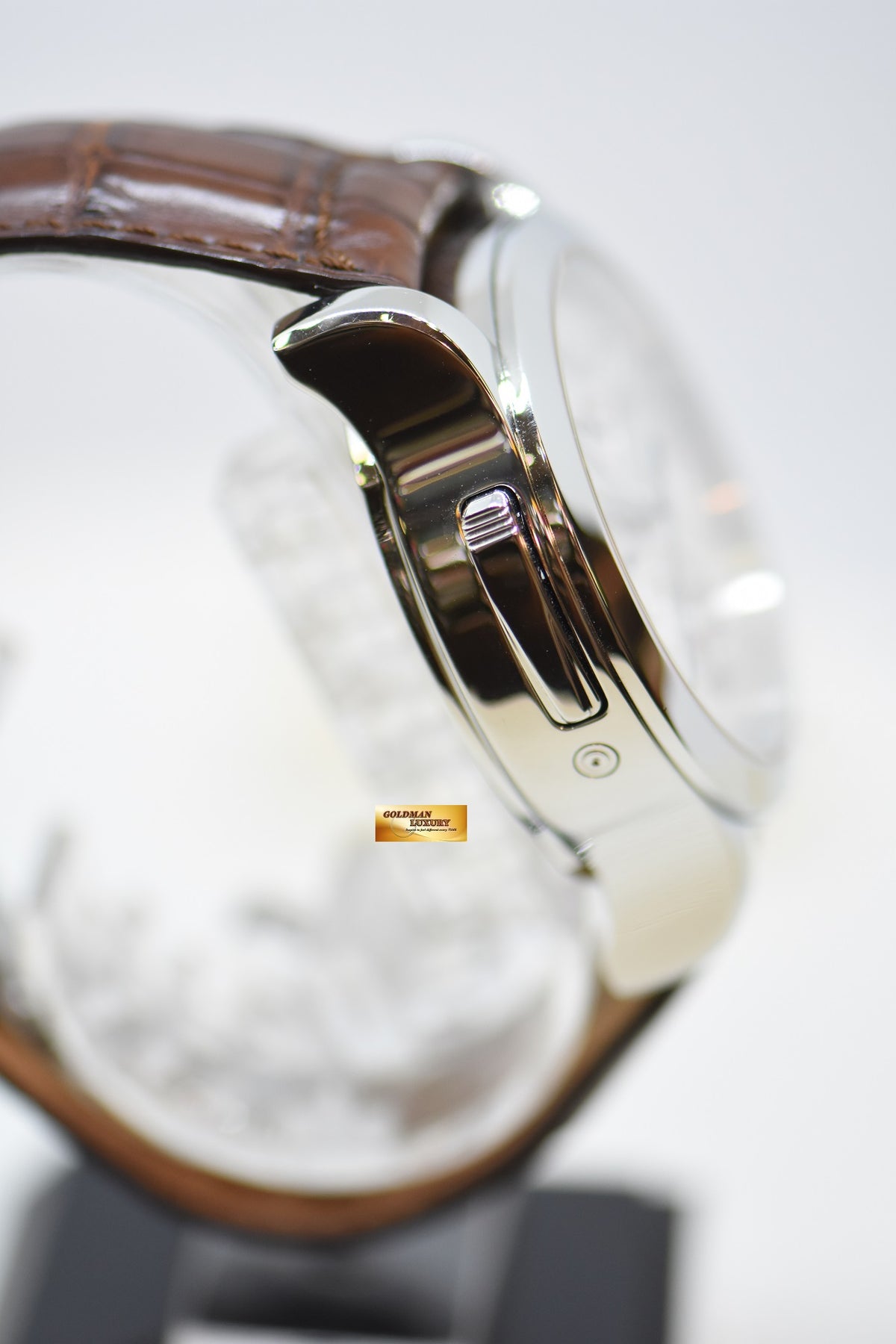 [SOLD] JLC MASTER GRAND REVEIL PERPETUAL ALARM 43mm STEEL IN LEATHER STRAP AUTOMATIC 149.8.95 (MINT)