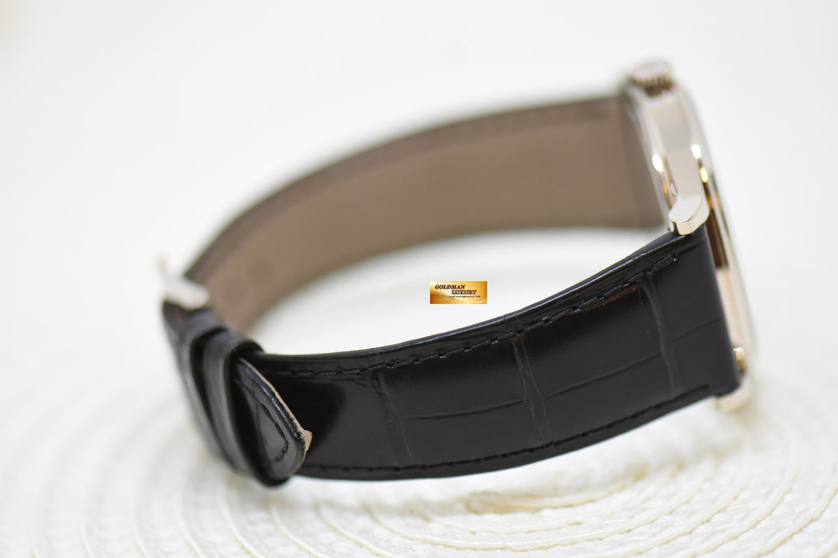 [SOLD] PATEK PHILIPPE CALATRAVA 39mm 18K WHITE GOLD IN LEATHER STRAP CHARCOAL GRAY MANUAL 6119G (LNIB)