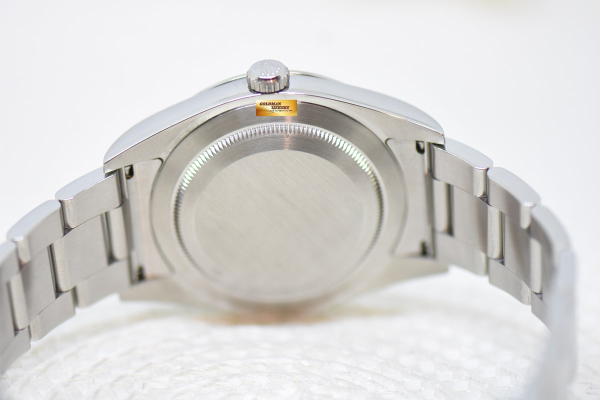 [SOLD] ROLEX OYSTER EXPLORER 1 39mm MARK I DIAL STEEL IN BRACELET BLACK 214270 (MINT)