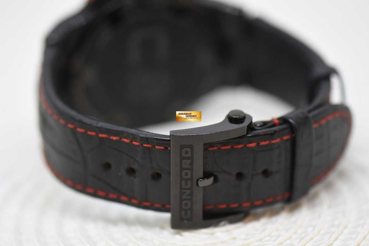 [SOLD] CONCORD C2 CHRONOGRAPH PVD BLACK AUTOMATIC 04.6.36.1067.2626BLK (MINT)