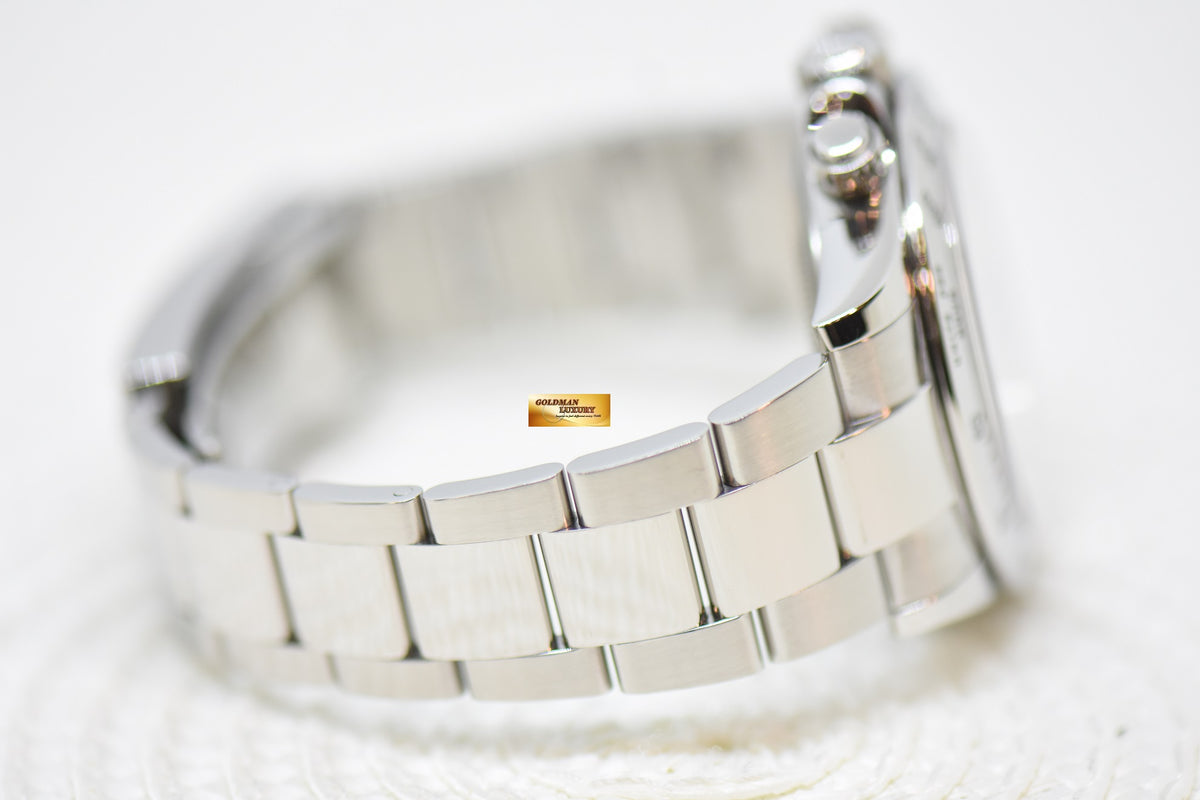 [SOLD] ROLEX OYSTER DAYTONA CHRONOGRAPH 40mm STEEL IN OYSTER BRACELET WHITE “APH” DIAL 116520 (MINT)