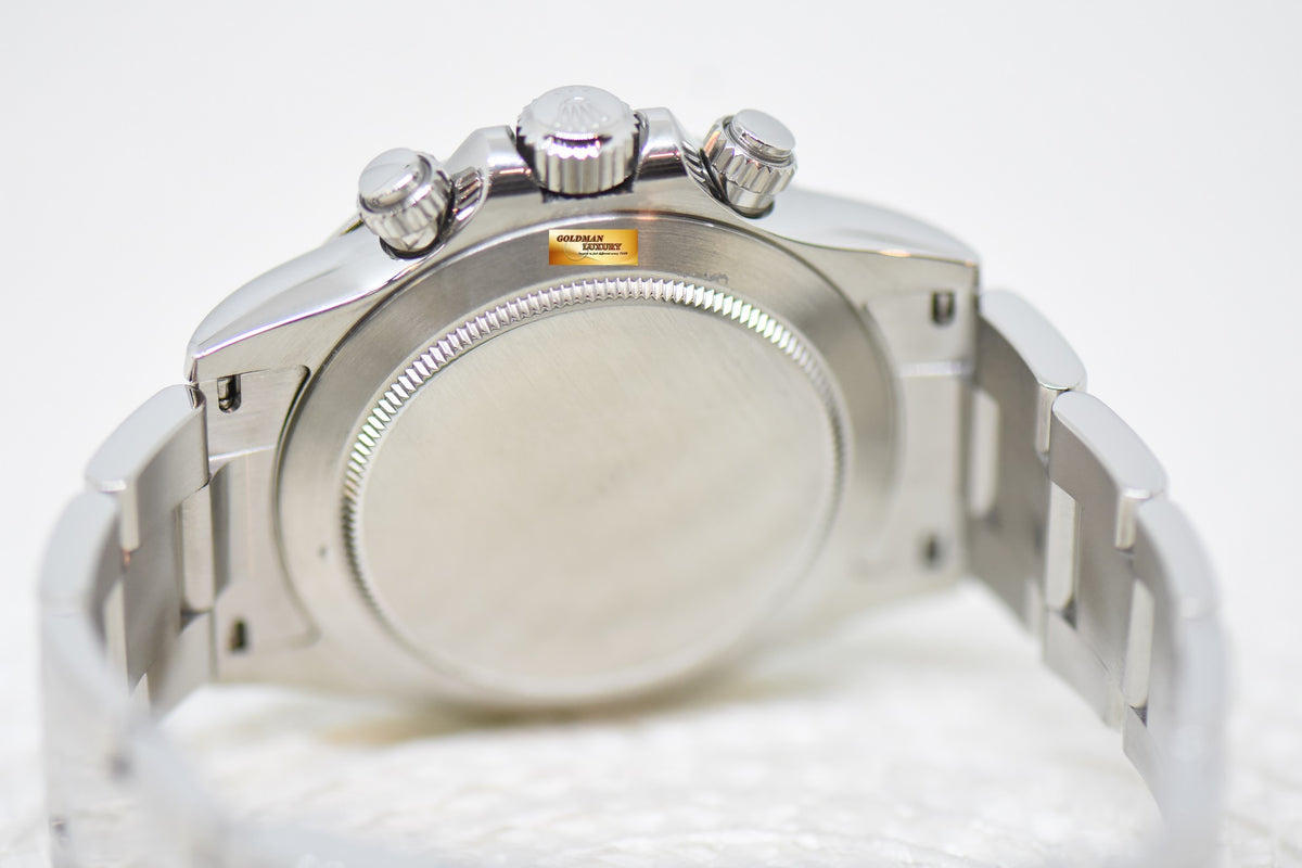 [SOLD] ROLEX OYSTER DAYTONA CHRONOGRAPH 40mm STEEL IN OYSTER BRACELET WHITE “APH” DIAL 116520 (MINT)