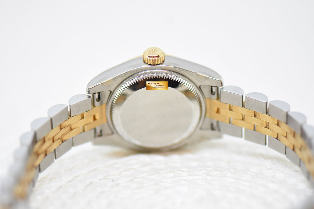 [SOLD] ROLEX OYSTER DATEJUST 26mm HALF-GOLD IN JUBILEE BRACELET CHAMPAGNE DIAMOND DIAL 179173 (NEW-UNWORN)(STICKERS INTACT)