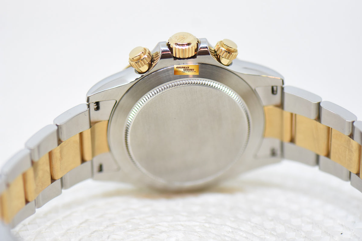 [SOLD] ROLEX OYSTER DAYTONA CHRONOGRAPH 40mm GOLD / STEEL IN OYSTER BRACELET CHAMPAGNE GOLD DIAL 116503 (MINT)