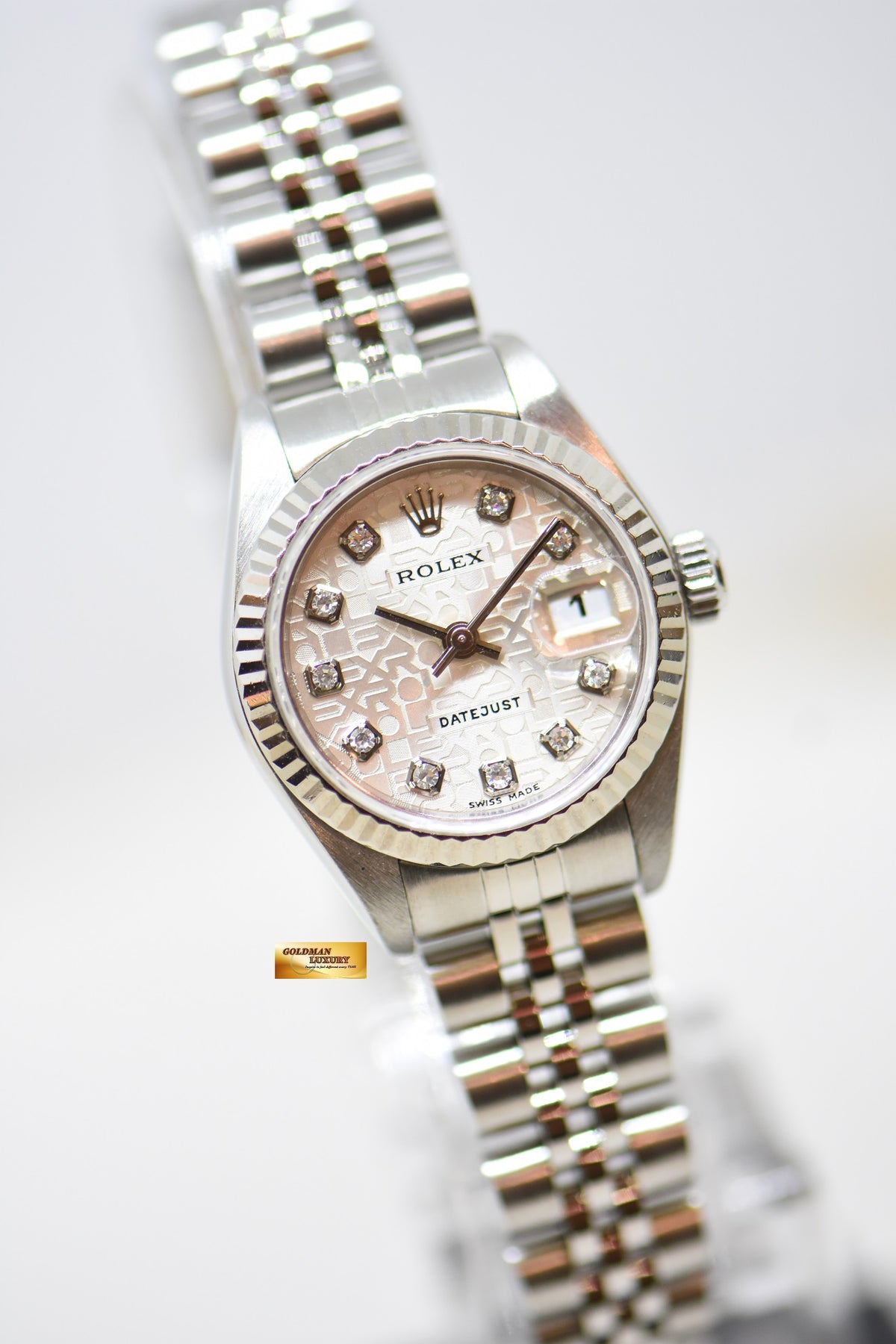 [SOLD] ROLEX OYSTER DATEJUST 26mm COMPUTER DIAMOND DIAL STEEL IN JUBILEE BRACELET 79174 (MINT)