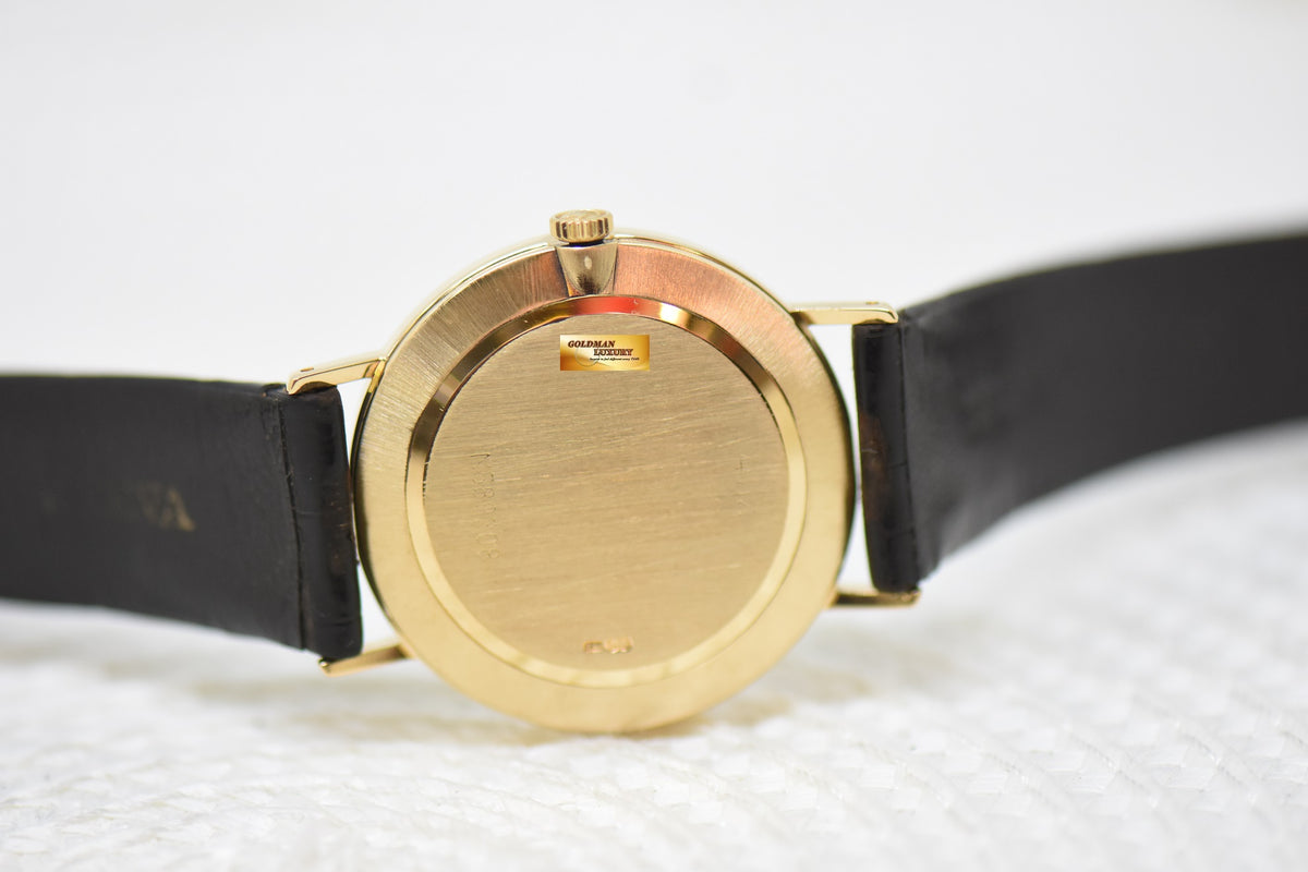 [SOLD] ROLEX GEVENE CELLINI 32mm YELLOW GOLD IN LEATHER STRAP MANUAL WINDING 4112 (MINT)