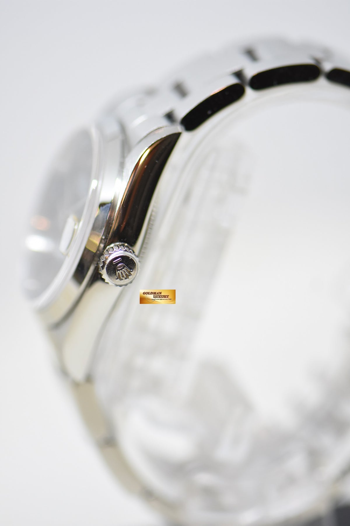 [SOLD] ROLEX OYSTER DATEJUST 31mm STEEL IN OYSTER BRACELET BLACK DIAL 78240 (QUICKSET-DATE) (MINT)