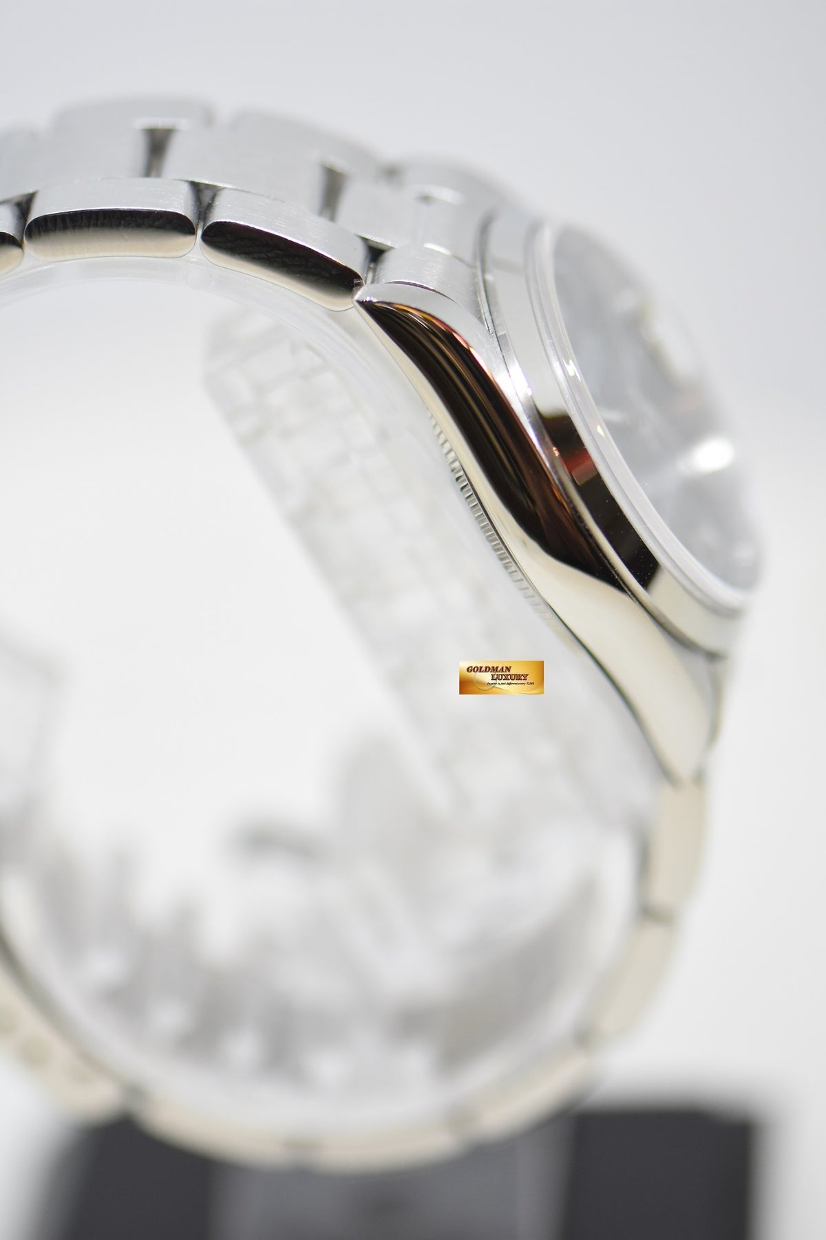 [SOLD] ROLEX OYSTER DATEJUST 31mm STEEL IN OYSTER BRACELET BLACK DIAL 78240 (QUICKSET-DATE) (MINT)