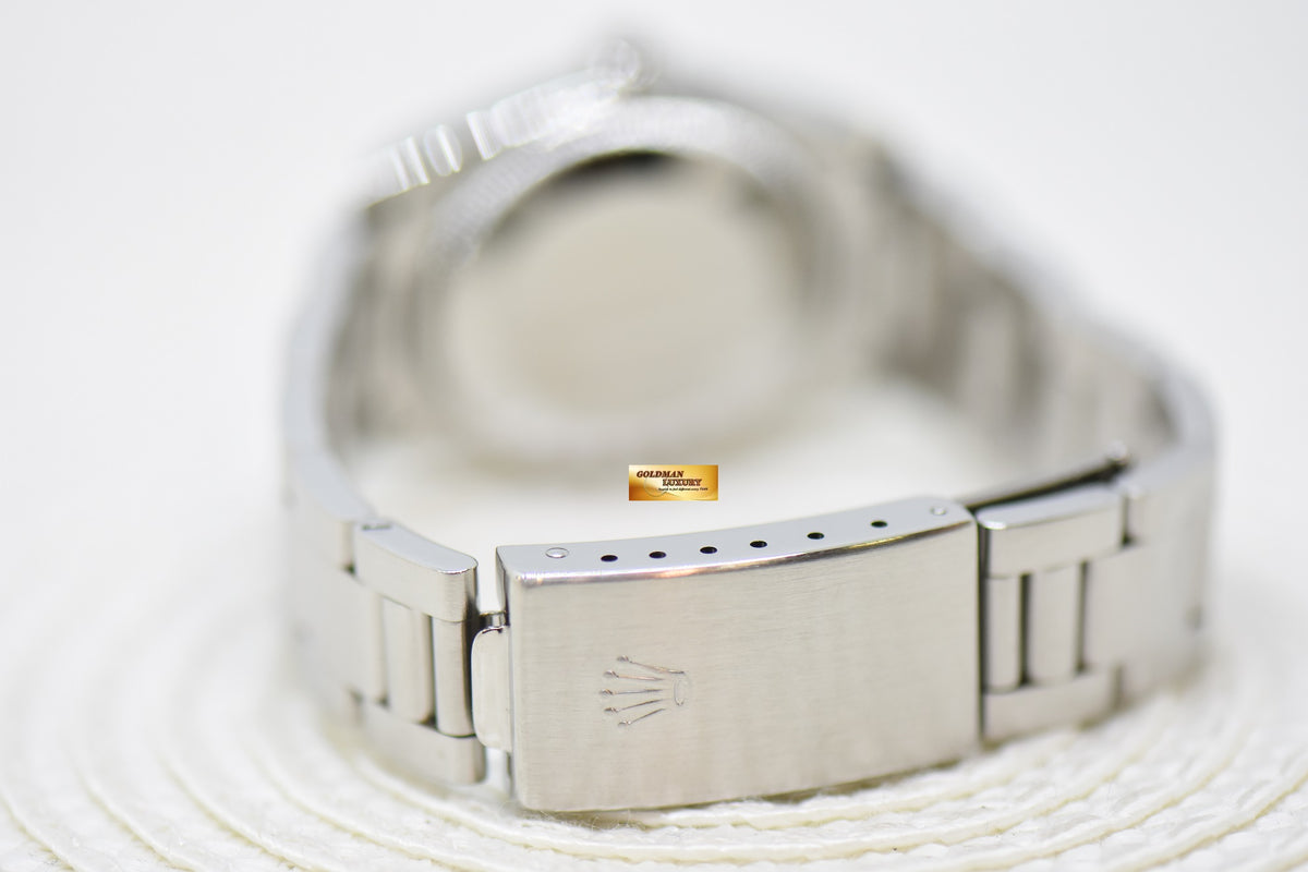 [SOLD] ROLEX OYSTER DATEJUST 31mm STEEL IN OYSTER BRACELET BLACK DIAL 78240 (QUICKSET-DATE) (MINT)