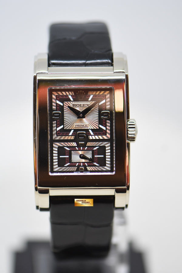 [SOLD] ROLEX CELLINI PRINCE 18K WHITE GOLD MANUAL WINDING 5443/9 (MINT)