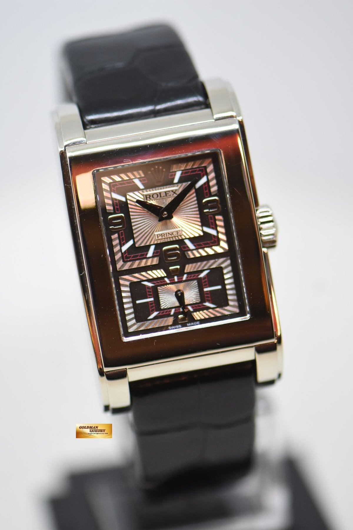 [SOLD] ROLEX CELLINI PRINCE 18K WHITE GOLD MANUAL WINDING 5443/9 (MINT)