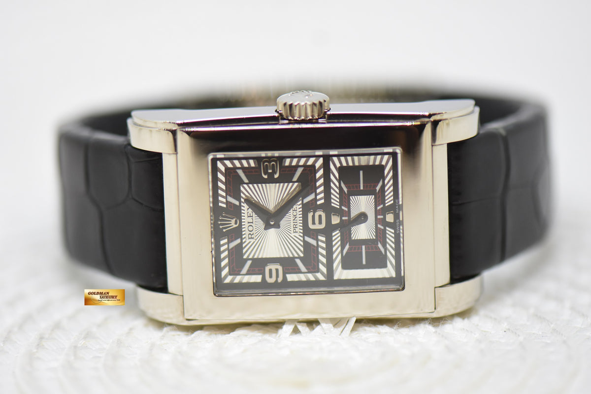 [SOLD] ROLEX CELLINI PRINCE 18K WHITE GOLD MANUAL WINDING 5443/9 (MINT)