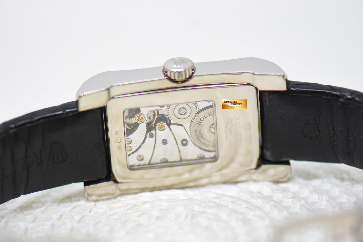 [SOLD] ROLEX CELLINI PRINCE 18K WHITE GOLD MANUAL WINDING 5443/9 (MINT)