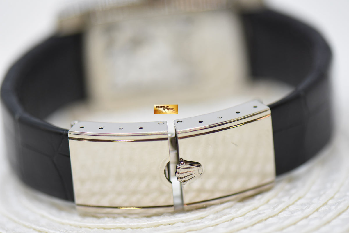 [SOLD] ROLEX CELLINI PRINCE 18K WHITE GOLD MANUAL WINDING 5443/9 (MINT)