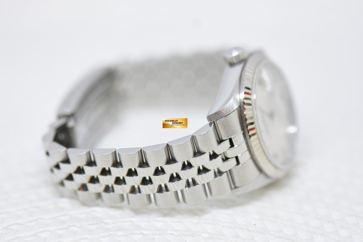 [SOLD] ROLEX OYSTER DATEJUST 31mm STEEL IN JUBILEE BRACELET COMPUTER ARABIC DIAL 68274 (MINT)