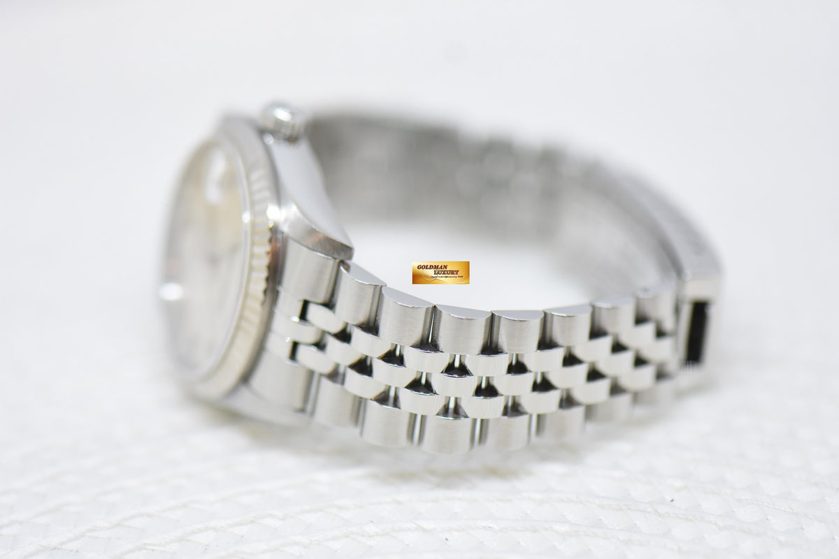 [SOLD] ROLEX OYSTER DATEJUST 31mm STEEL IN JUBILEE BRACELET COMPUTER ARABIC DIAL 68274 (MINT)
