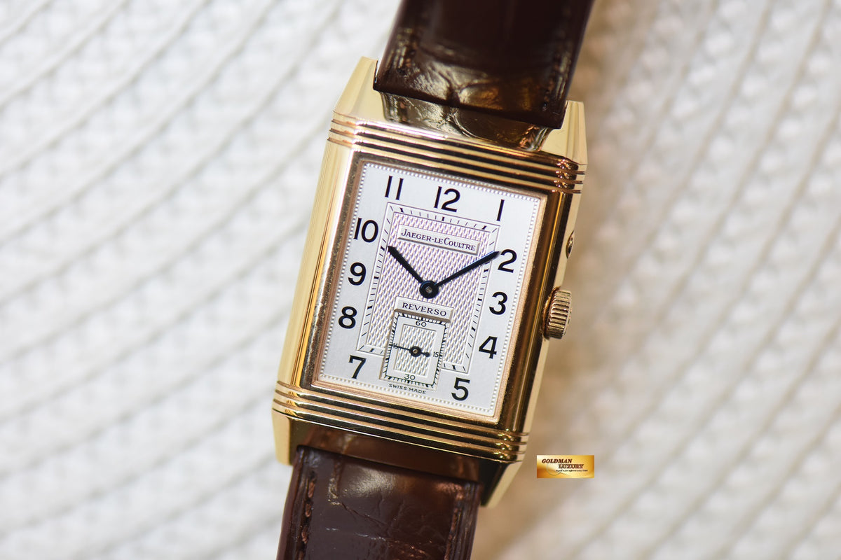 [SOLD] JLC REVERSO DUOFACE 18K ROSE GOLD MEN’S MANUAL WINDING 270.2.54 (MINT)