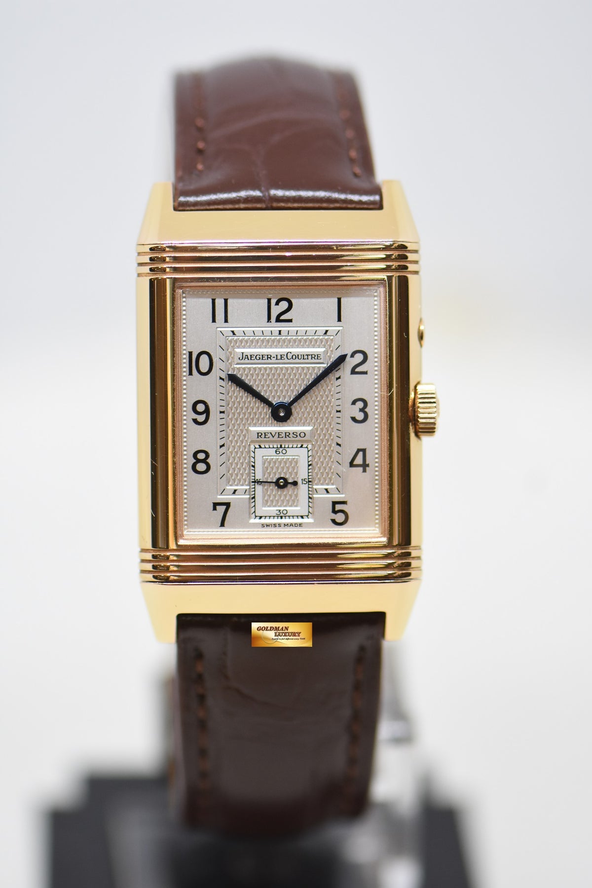 [SOLD] JLC REVERSO DUOFACE 18K ROSE GOLD MEN’S MANUAL WINDING 270.2.54 (MINT)