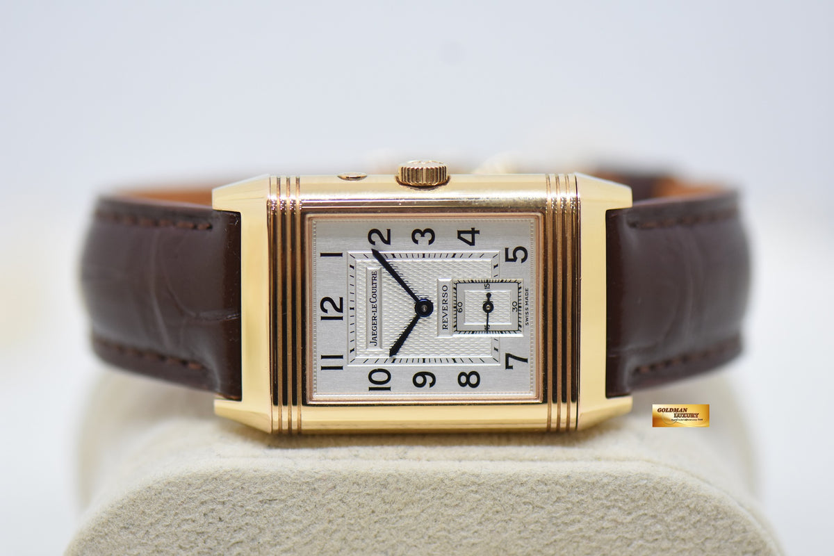 [SOLD] JLC REVERSO DUOFACE 18K ROSE GOLD MEN’S MANUAL WINDING 270.2.54 (MINT)