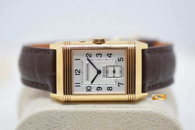 Jlc Reverso Goled JLC REVERSO DUOFACE 18K ROSE GOLD MEN’S MANUAL WINDING 270.2.54 (MINT ...