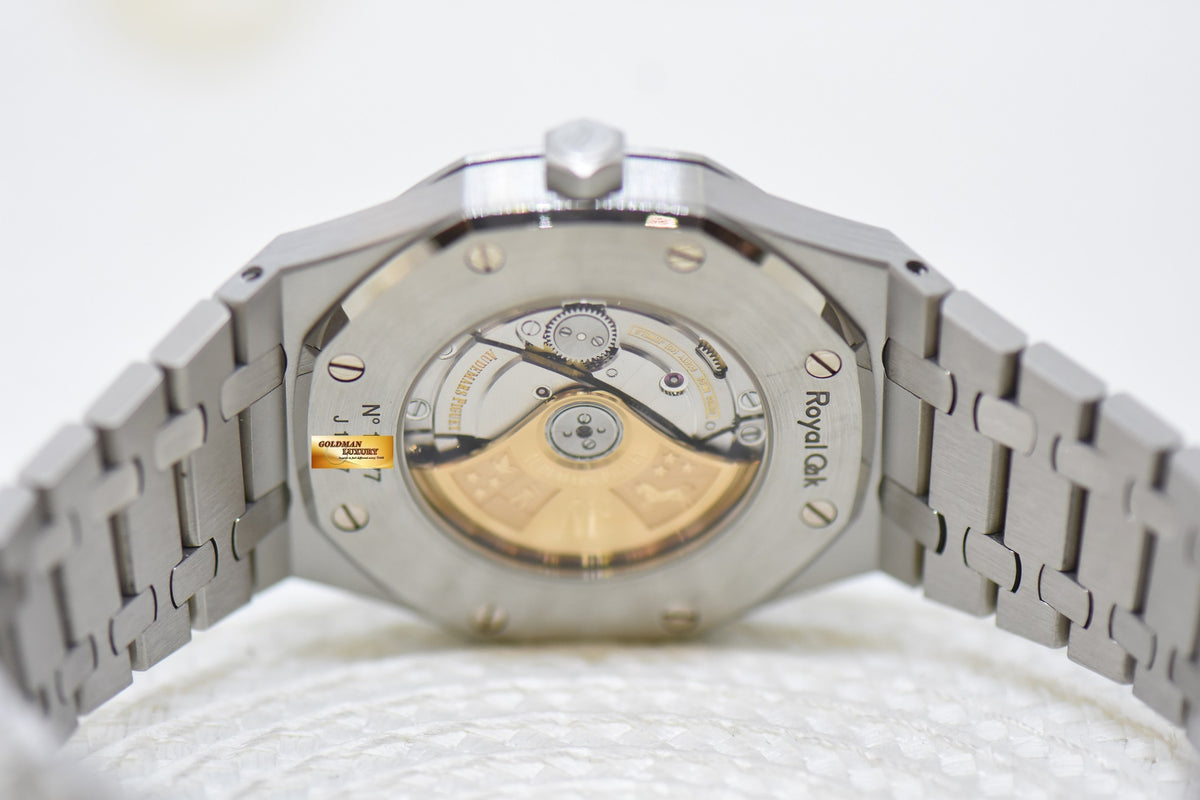 [SOLD] AUDEMARS PIGUET ROYAL OAK 41mm STEEL BRACELET WHITE DIAL AUTOMATIC 15400ST (UNPOLISHED-MINT)