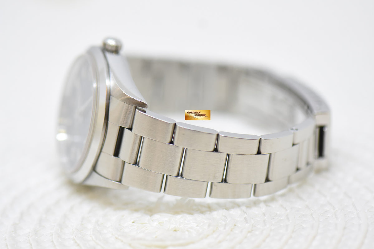 [SOLD] ROLEX OYSTER PERPETUAL AIR-KING 34mm PRECISION STEEL BLUE DIAL 14000 (MINT)