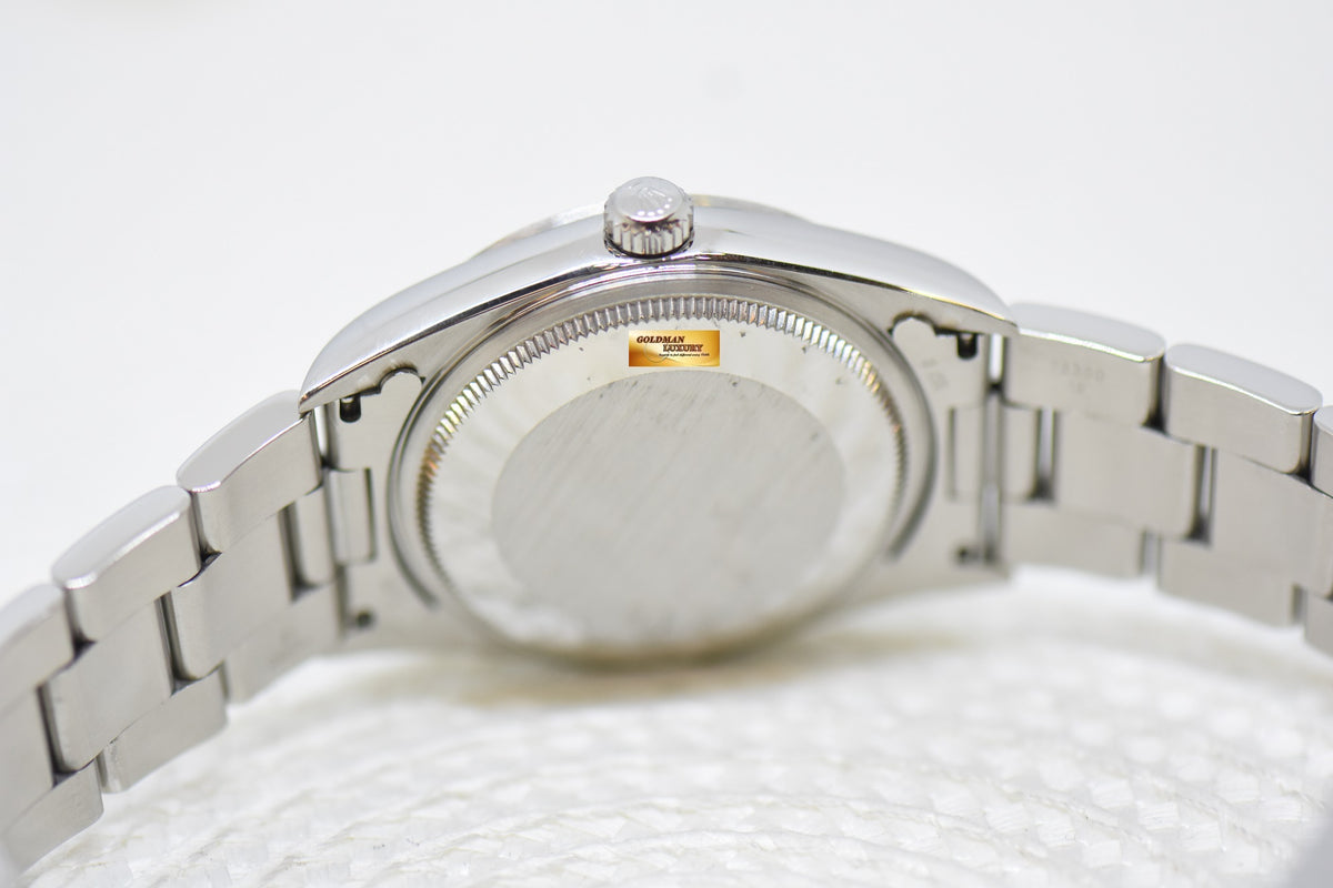 [SOLD] ROLEX OYSTER PERPETUAL AIR-KING 34mm PRECISION STEEL BLUE DIAL 14000 (MINT)