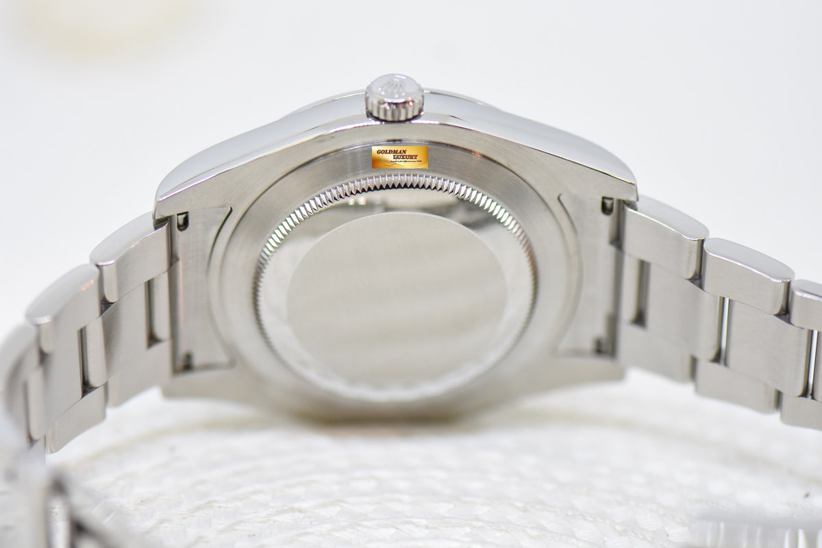 [SOLD] ROLEX OYSTER PERPETUAL DATEJUST II 41mm STEEL IN OYSTER BRACELET BLACK ROMAN 116300 (MINT)