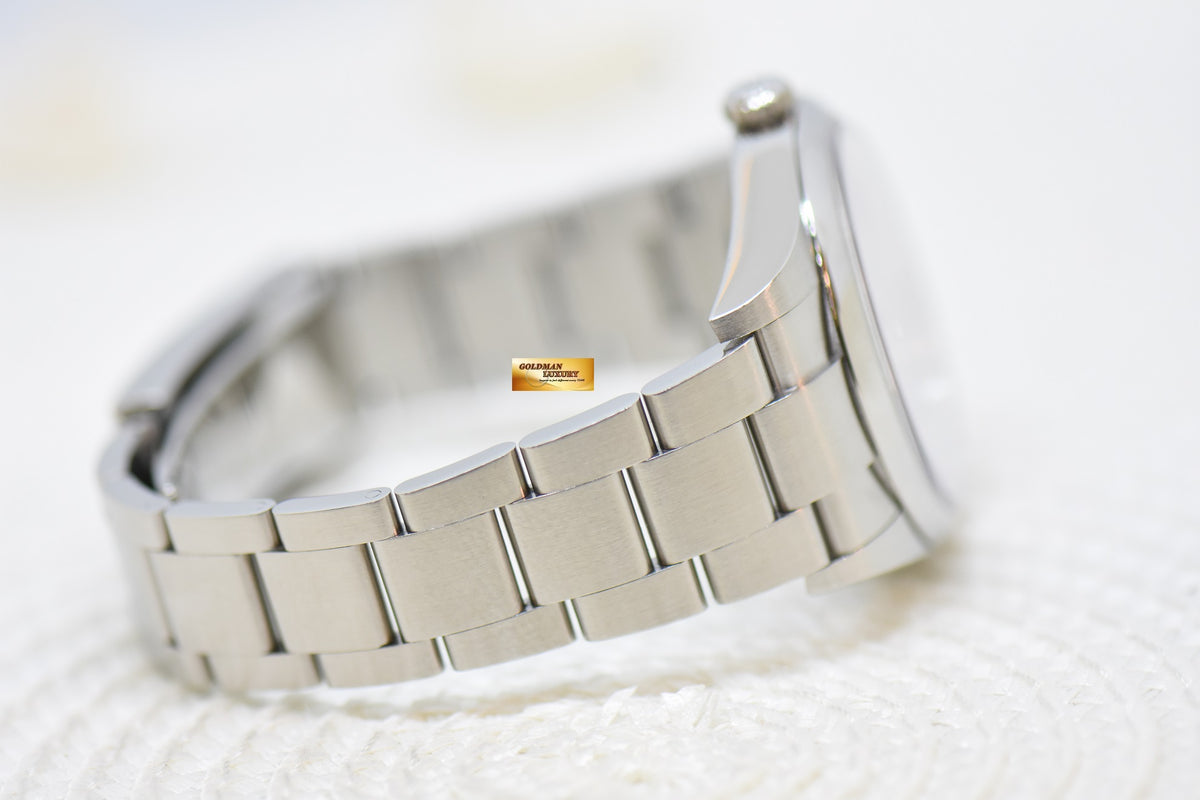 [SOLD] ROLEX OYSTER PERPETUAL 39mm STEEL IN OYSTER BRACELET DARK RHODIUM DIAL 114300 (MINT)