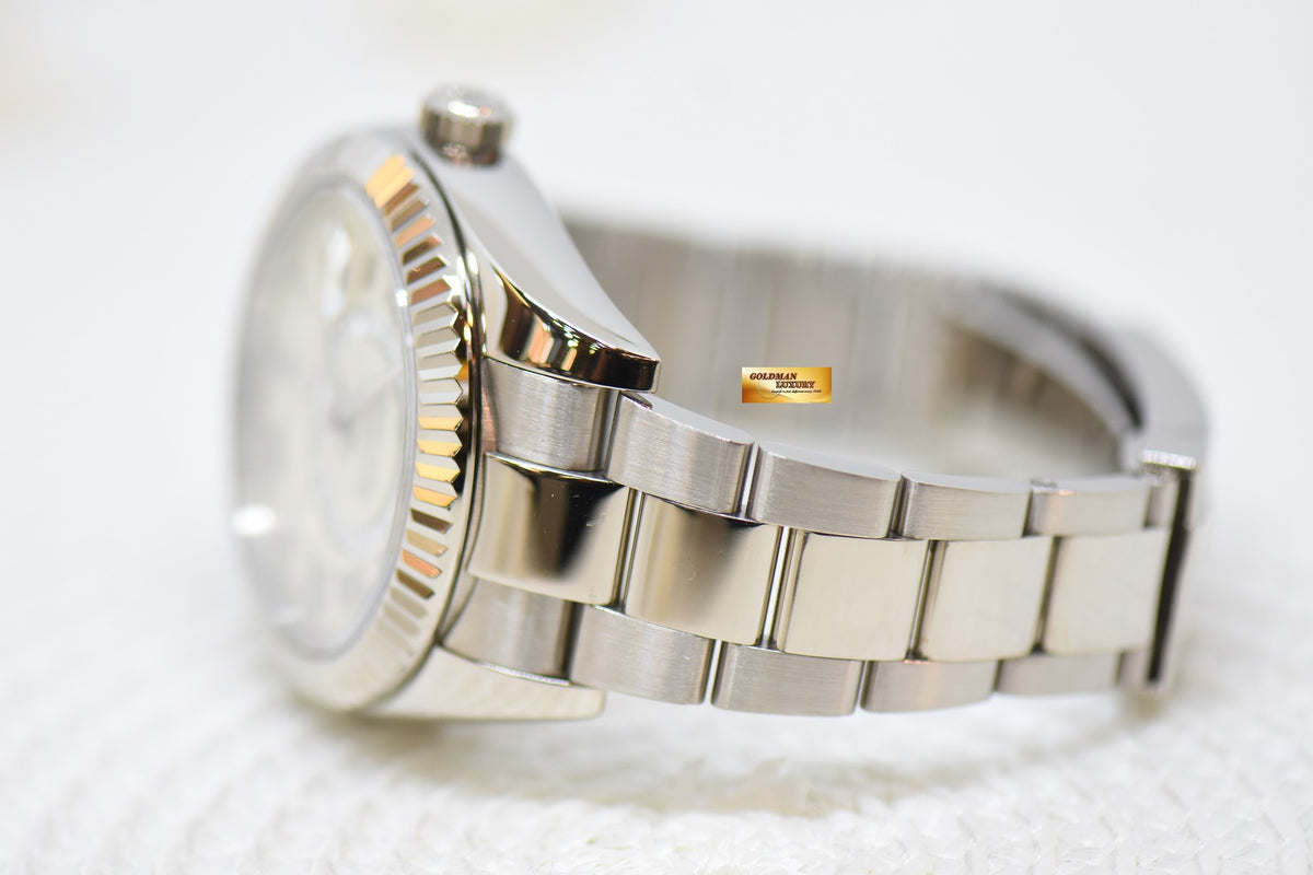 [SOLD] ROLEX OYSTER PERPETUAL SKY-DWELLER 42mm ANNUAL CALENDAR GMT WHITE GOLD WHITE DIAL 326939 (MINT)