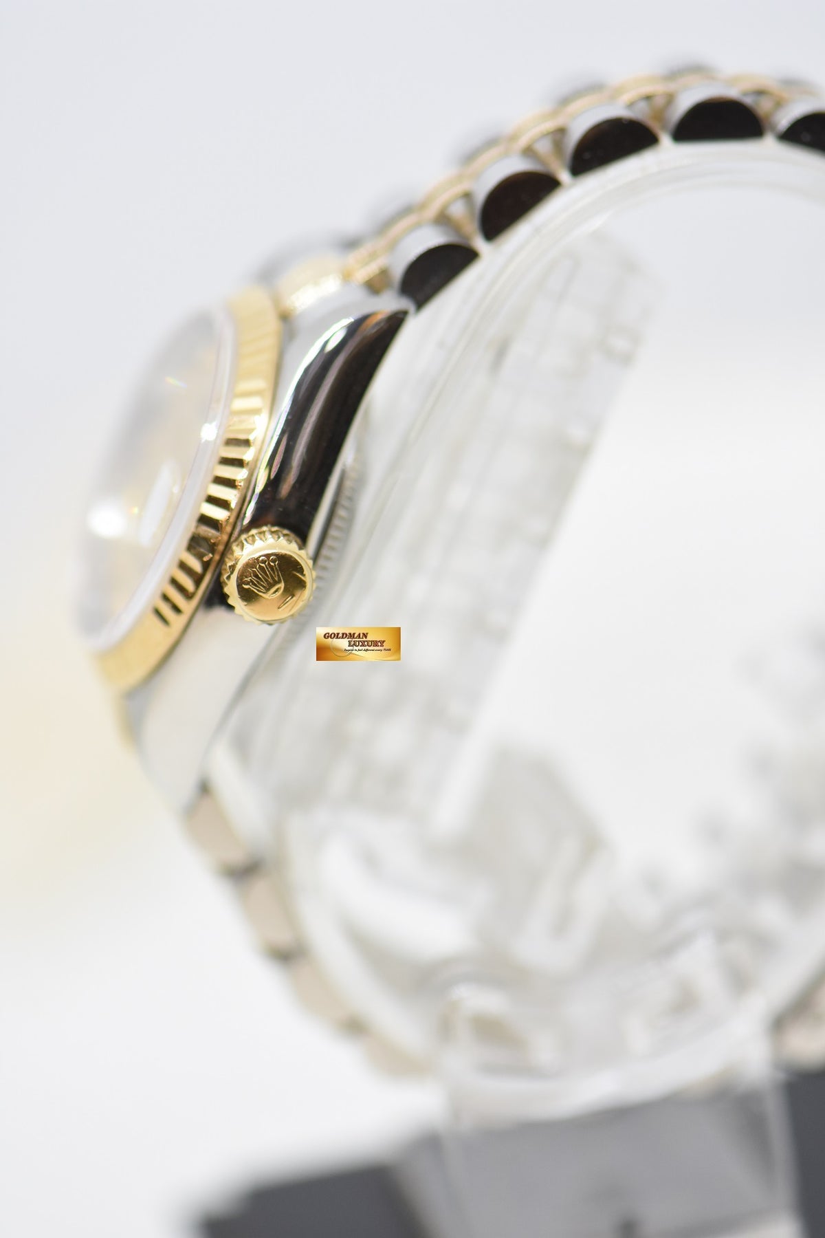 [SOLD] ROLEX OYSTER DATEJUST 26mm HALF-GOLD IN JUBILEE BRACELET COMPUTER DIAMONDS DIAL 69173 (MINT)