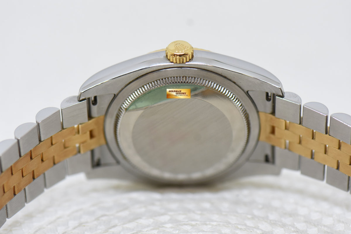 [SOLD] ROLEX OYSTER DATEJUST 36mm HALF-GOLD IN JUBILEE BRACELET CHAMPAGNE DIAMOND DIAL 116233 (LNIB)