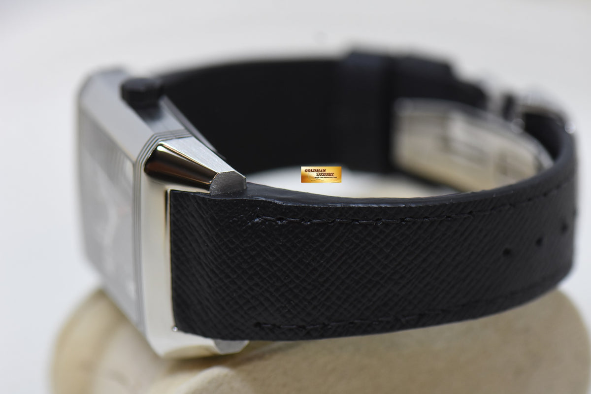 [SOLD] JLC REVERSO SQUADRA HOMETIME am/pm GMT STEEL IN LEATHER AUTOMATIC 230.8.77 (MINT)