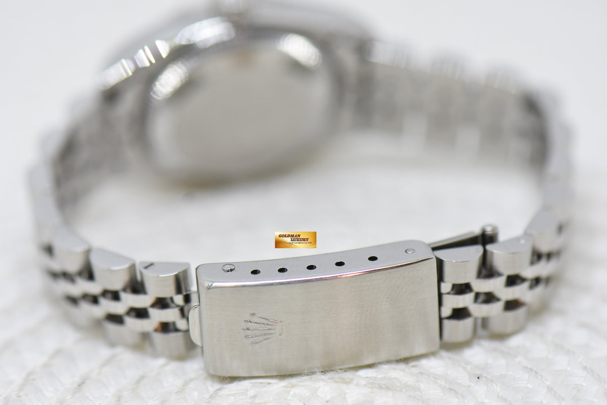[SOLD] ROLEX OYSTER DATEJUST 26mm STEEL IN JUBILEE BRACELET WHITE ROMAN DIAL 69174 (MINT)