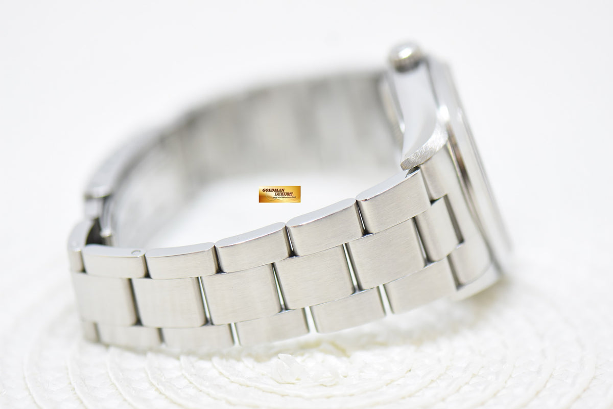 [SOLD] ROLEX OYSTER PERPETUAL AIR-KING 34mm PRECISION STEEL SILVER DIAL 14000 (MINT)