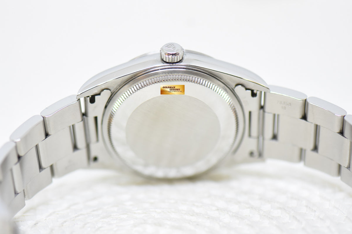 [SOLD] ROLEX OYSTER PERPETUAL AIR-KING 34mm PRECISION STEEL SILVER DIAL 14000 (MINT)