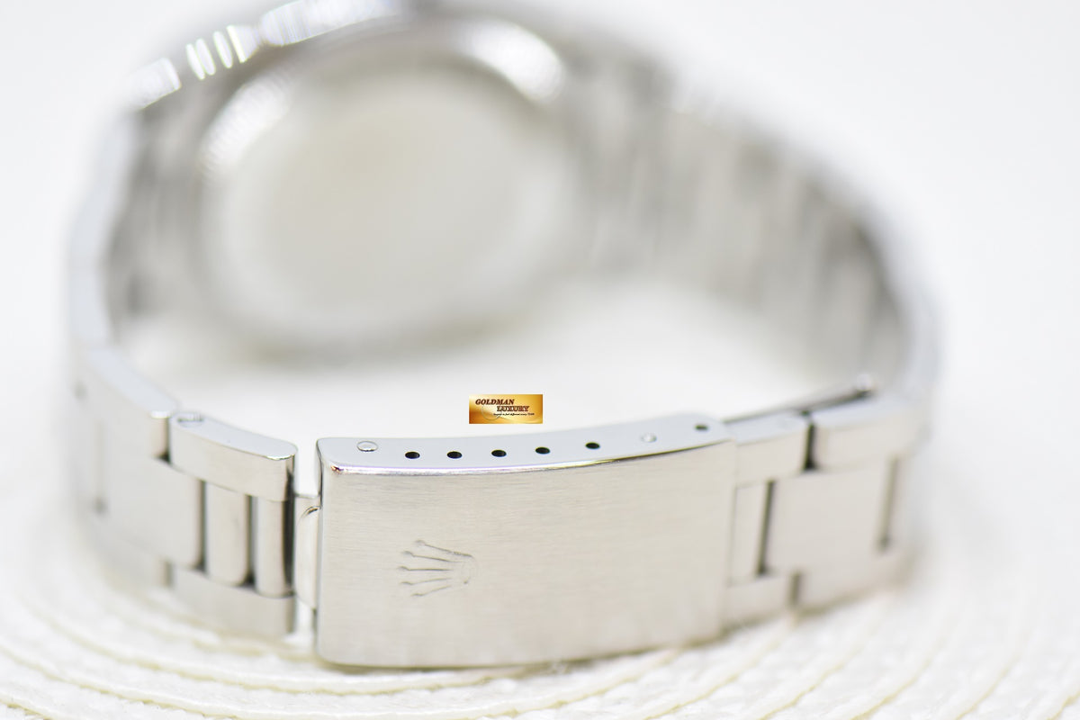 [SOLD] ROLEX OYSTER PERPETUAL AIR-KING 34mm PRECISION STEEL SILVER DIAL 14000 (MINT)