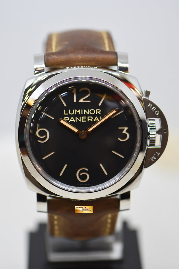 [SOLD] PANERAI LUMINOR 1950 BASE 47mm 3 DAYS POWER RESERVE MANUAL WINDING PAM 372 (MINT)