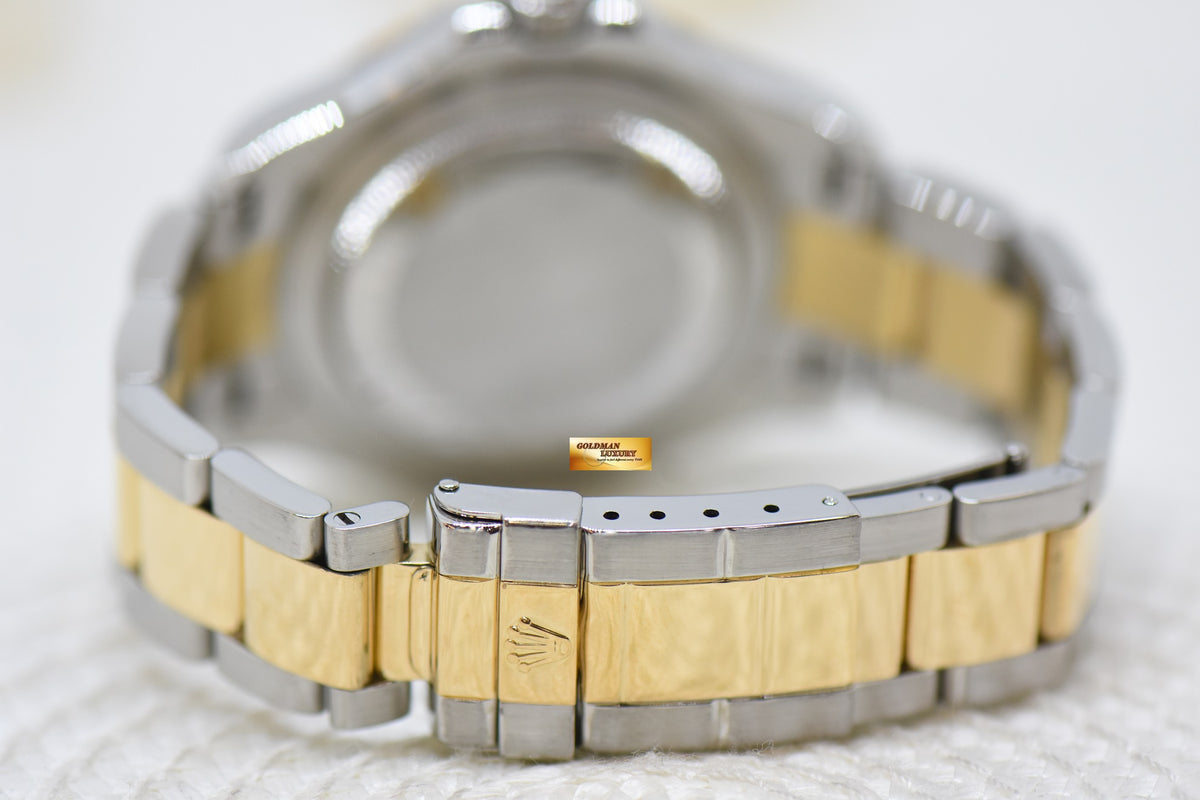 [SOLD] ROLEX OYSTER YACHTMASTER 40mm HALF GOLD IN BRACELET MOP DIAMOND DIAL 16623 (CHAPTERING) (MINT)