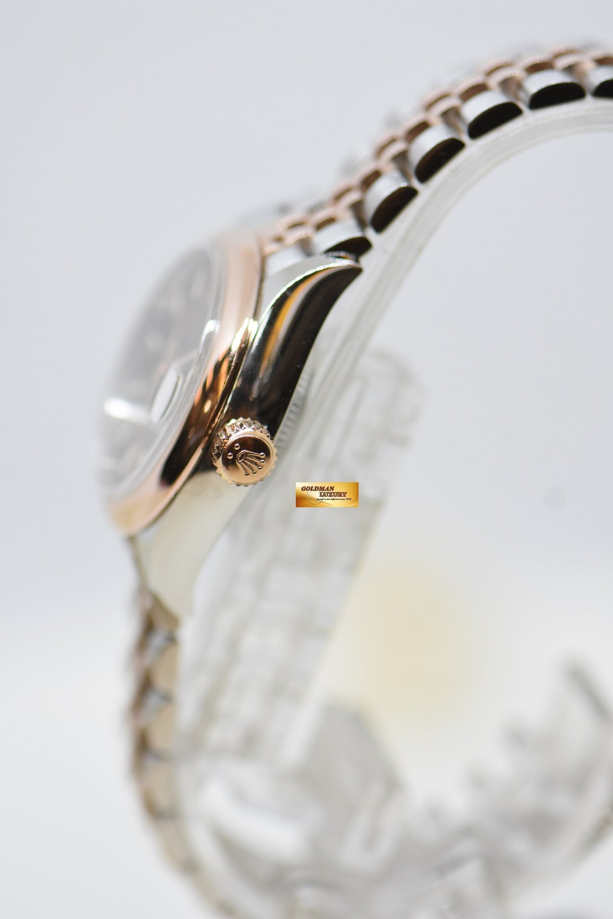 [SOLD] ROLEX OYSTER DATEJUST 28mm EVEROSE GOLD / STEEL IN JUBILEE BRACELET CHOCOLATE DIAL 279161 (LNIB)