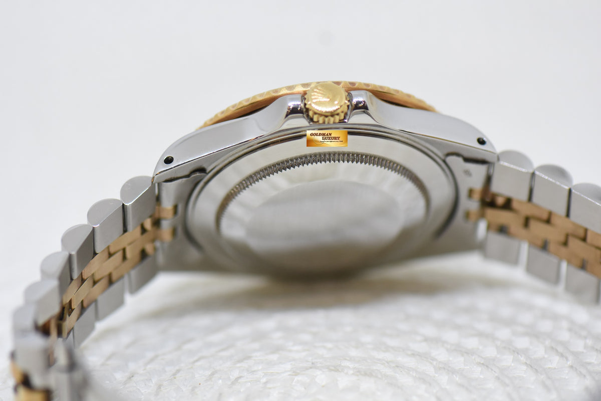 [SOLD] ROLEX OYSTER PERPETUAL GMT-MASTER II 40mm HALF-GOLD JUBILEE BRACELET BLACK TRITIUM DIAL 16713 (NEO-VINTAGE)